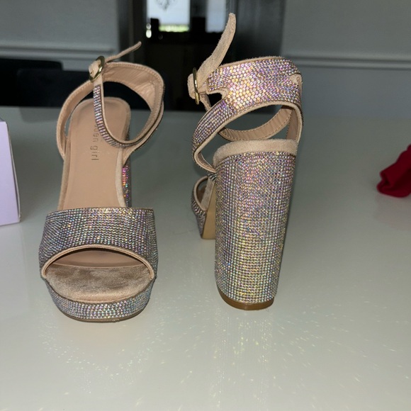 Summit Rhinestone Platform Sandals - Picture 8 of 9